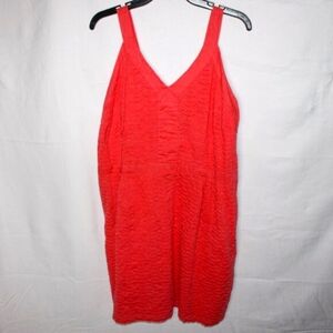 Old Navy Coral Eyelet Dress 18P 100% Cotton Sleeveless